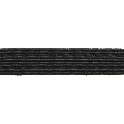 Резинка продежка С-52, шир. 7 мм (в нам. 100 м), чёрная  - купить в Ухте. Цена: 637.57 руб.