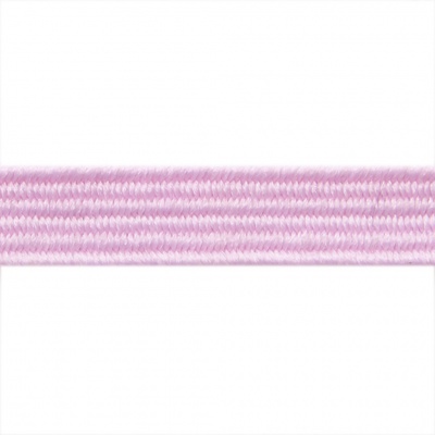 Резиновые нити с текстильным покрытием, шир. 6 мм ( упак.30 м/уп), цв.- 80-розовый - купить в Ухте. Цена: 155.22 руб.