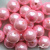 0404-00108-Бусины пластиковые под жемчуг "ОмТекс", 16 мм, (уп.50гр=24+/-1шт) цв.101-св.розовый - купить в Ухте. Цена: 44.18 руб.