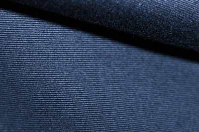 Ткань костюмная 8874/3, цвет темно-синий, 100% полиэфир - купить в Ухте. Цена 433.60 руб.