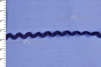 Тесьма плетеная "Вьюнчик"/т.синий - купить в Ухте. Цена: 48.03 руб.