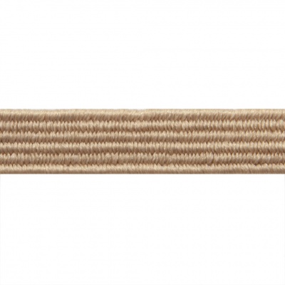 Резиновые нити с текстильным покрытием, шир. 6 мм ( упак.30 м/уп), цв.- 97-бежевый - купить в Ухте. Цена: 152.05 руб.