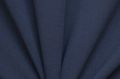 Костюмная ткань с вискозой "Бриджит", 210 гр/м2, шир.150см, цвет т.синий - купить в Ухте. Цена 564.96 руб.