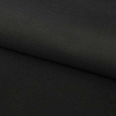 Костюмная ткань с вискозой "Меган", 210 гр/м2, шир.150см, цвет чёрный - купить в Ухте. Цена 378.55 руб.
