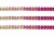 Пайетки "ОмТекс" на нитях, CREAM, 6 мм С / упак.73+/-1м, цв. 89 - розовый - купить в Ухте. Цена: 468.37 руб.