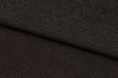 Ткань джинсовая №96, 160 гр/м2, шир.148см, цвет чёрный - купить в Ухте. Цена 350.42 руб.