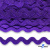 Тесьма вьюнчик 0381-0080, 8 мм/упак.33+/-1м, цвет 9530-фиолетовый - купить в Ухте. Цена: 107.26 руб.