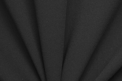 Костюмная ткань с вискозой "Бриджит", 210 гр/м2, шир.150см, цвет чёрный - купить в Ухте. Цена 564.96 руб.