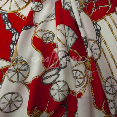 Плательная ткань "Фламенко" 13.1, 80 гр/м2, шир.150 см, принт этнический - купить в Ухте. Цена 243.96 руб.