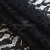 Кружевное полотно #2307, 145 гр/м2, шир.150см, цвет чёрный - купить в Ухте. Цена 449.07 руб.