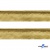 Кант атласный 136, шир. 12 мм (в упак. 65,8 м), цвет золото - купить в Ухте. Цена: 433.08 руб.