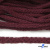 Шнур плетеный d-6 мм круглый, 70% хлопок 30% полиэстер, уп.90+/-1 м, цв.1070-бордовый - купить в Ухте. Цена: 588 руб.